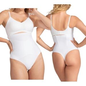 Honeylove White Seamless Shaping Bodysuit